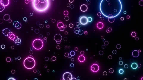 Neon Geometry Pulse Futuristic Loop Animated Background Stock Footage 312217493