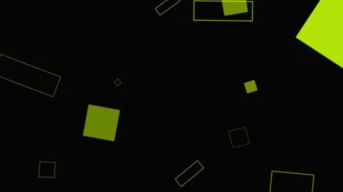 Neon geometry VJ loop with glowing abstract shapes and rhythmic motion Stockbeeldmateriaal 347523143