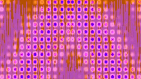Neon glitch abstract background, vibrant purple magenta waves pattern loop Video stock 339349595