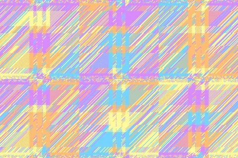 Neon glitch background with angular grids, fragmented lines, and chaotic ov.. 库存插图