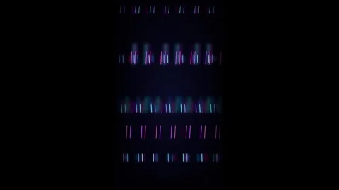Neon glitch digital background, with pulsing cyberpunk, light streaks and, .. Stock Footage 337561992