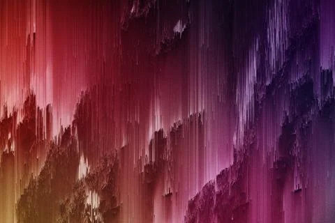 Neon Glitch texture Stock Illustration