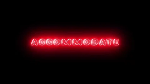 Neon Glow: Accommodate Text Animation with Dynamic Line Effect. Stock Footage 286145307