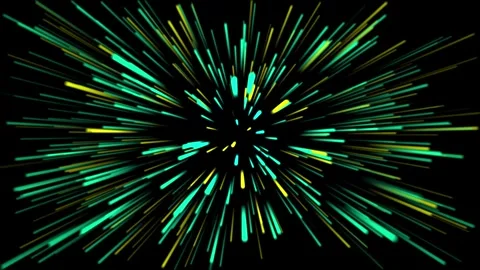 Neon glow animation background video, Glowing Abstract Motion Design Stock Footage 310170563