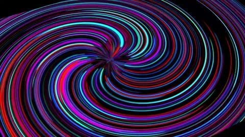 Neon glow background video, abstract glowing design, modern aesthetic Stock Footage 308339800