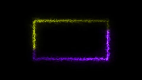 Neon glow color moving seamless art background abstract motion screen 4k Stock Footage 303553564