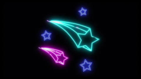 Neon glow element title effect background 스톡 동영상 284012011