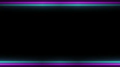 Neon Glow Frame -  Digital Art Background Stock Footage 284401945