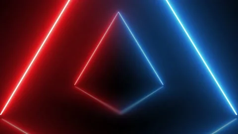 Neon glow infinite loop Stock Footage 164137621