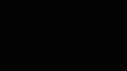 Neon Glow Question Mark - Technology and Internet icons animation on Black Stock Footage 238390564
