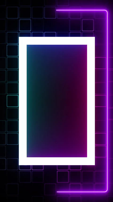 Neon glow stage modern reflection Stock Footage 301732278