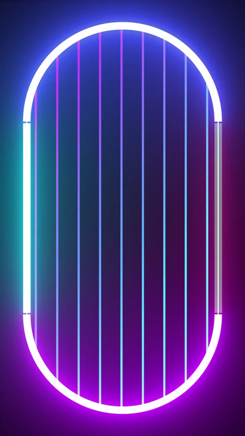 Neon glow stage modern reflection Stock Footage 301732480