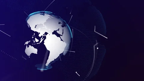 Neon glow stage modern reflection Stock Footage 301898146