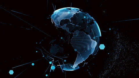 Neon glow stage modern reflection Stock Footage 301898239