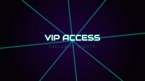 Neon glow VIP access digital entry interface background for corporate tech .. Stock Footage 337503154