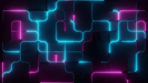 A neon glowing background with many lines. Stock Footage 249379909