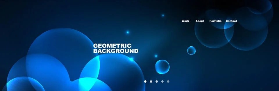 Neon glowing bubbles, circles magic energy space light concept, abstract 스톡 일러스트