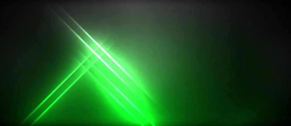 Neon glowing circle rays, light round lines in the dark, planet style neon wave Illustrazione stock