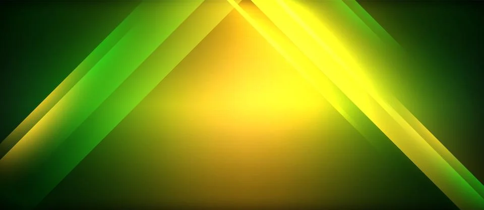 Neon glowing circle rays, light round lines in the dark, planet style neon wave イラスト素材