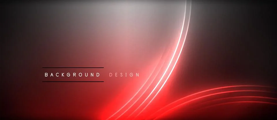 Neon glowing circle rays, light round lines in the dark, planet style neon wave 스톡 일러스트