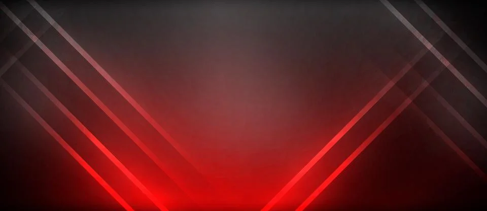 Neon glowing circle rays, light round lines in the dark, planet style neon wave Stock Illustration