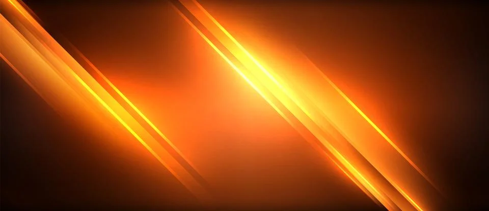 Neon glowing circle rays, light round lines in the dark, planet style neon wave Illustrazione stock