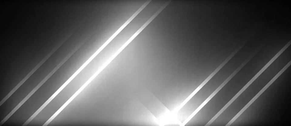 Neon glowing circle rays, light round lines in the dark, planet style neon wave Stock Illustration