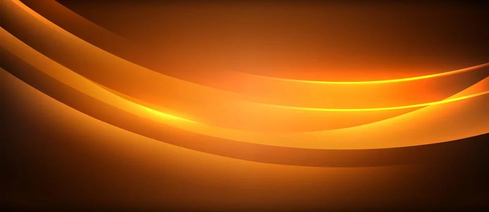 Neon glowing circle rays, light round lines in the dark, planet style neon wave Illustrazione stock