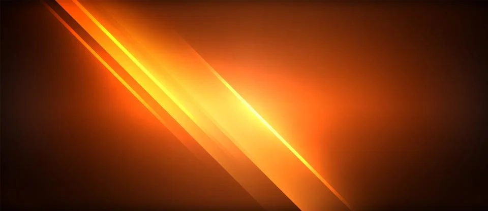 Neon glowing circle rays, light round lines in the dark, planet style neon wave Illustrazione stock