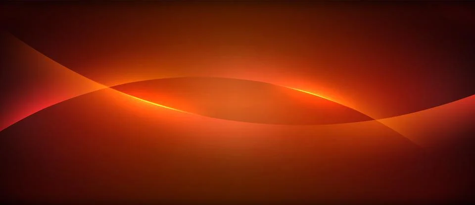 Neon glowing circle rays, light round lines in the dark, planet style neon wave Illustrazione stock