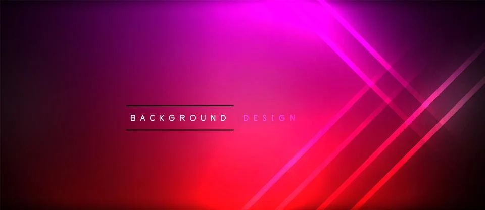 Neon glowing circle rays, light round lines in the dark, planet style neon wave 스톡 일러스트
