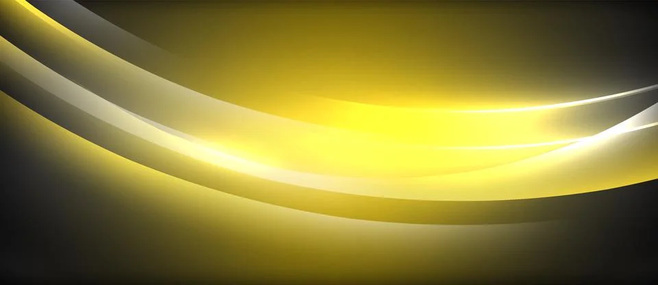 Neon glowing circle rays, light round lines in the dark, planet style neon wave Illustrazione stock