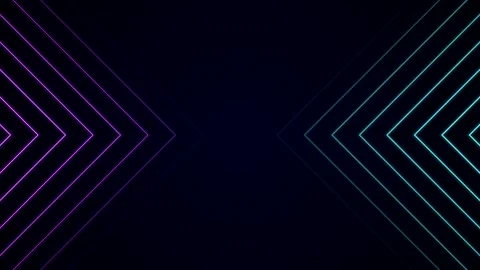 Neon glowing diamond lines abstract background loop Video stock 346234073