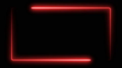 Neon glowing frame background. Stock Footage 233113714