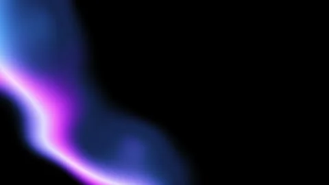 Neon glowing gradient wave animation on black background. Seamless loop Stock Footage 243094588