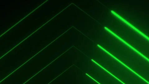 Neon glowing line. Abstract lights animated on a abstraction neon Lines mov.. Stock Footage 307291582