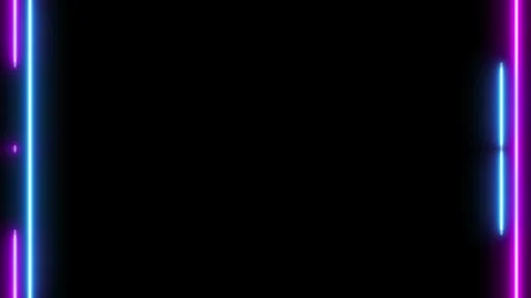 Neon Glowing Lines Abstract Background Stock Footage 284402188