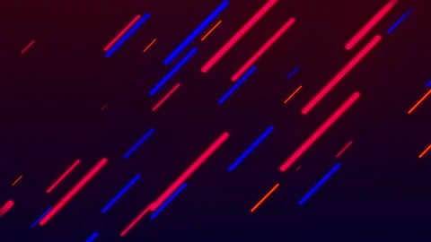 Neon glowing Lines Background Seamless Loop animation. Stock Footage 232711078
