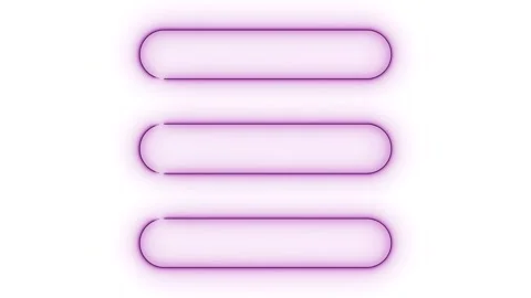 Neon glowing lines interface button menu Stock Footage 284406189