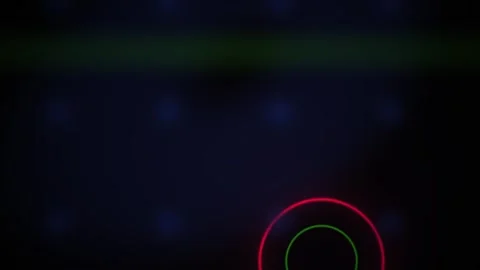 Neon Glowing Lines Moving over Dark Grid Background for Abstract Technology.. Stock Footage 343736299