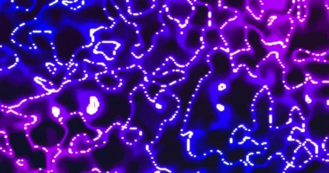 Neon glowing liquid. Abstract Fluid Animation blue purple Color Flowing Wav.. Stock Footage 224924128