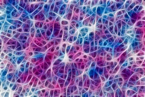 Neon glowing magic shape. fire wave line Glitter sparkle effect wall Stock Illustration