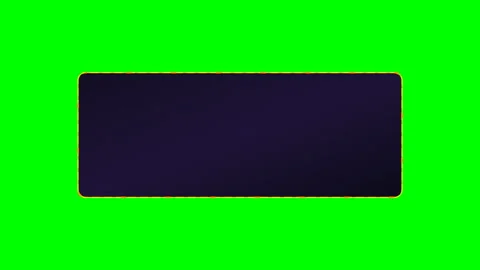 Neon Glowing Marquee Card Frame Green Screen Stock Footage 345710246