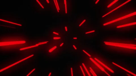Neon Glowing Red Stock Footage 213441425