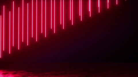 Neon Glowing Stripes Vídeos de archivo 193752166