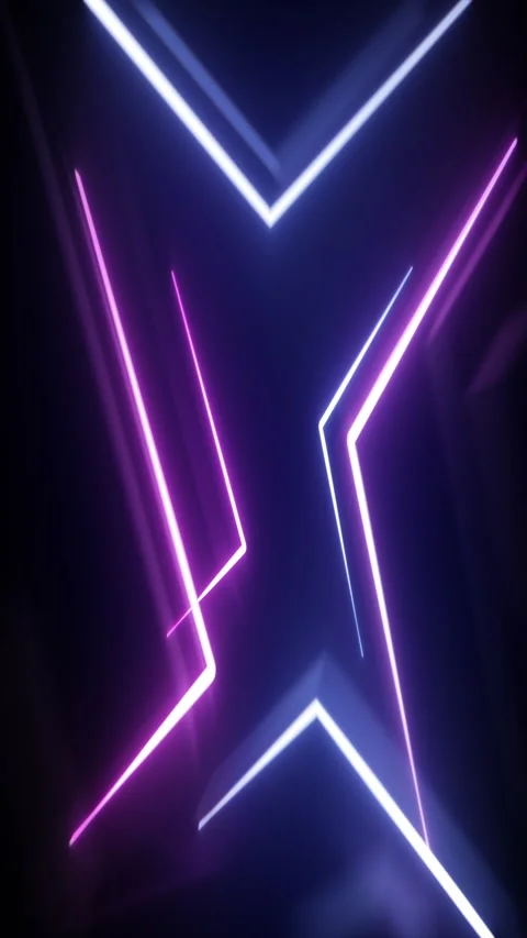 Neon Glowing Tunnel Loop Background Video stock 332727771