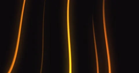 Neon glowing waves abstract motion background Stock Footage 196736930