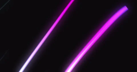 Neon glowing waves abstract motion background Vídeo Stock 196737638