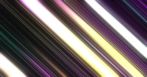 Neon glowing waves abstract motion background Vídeo Stock 196815611