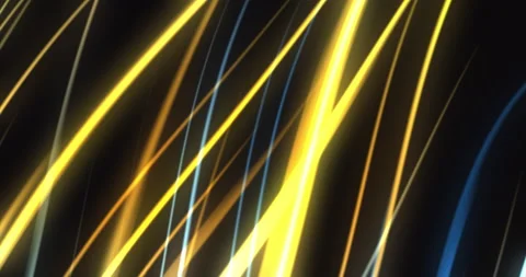Neon glowing waves abstract motion background Vídeo Stock 196843626